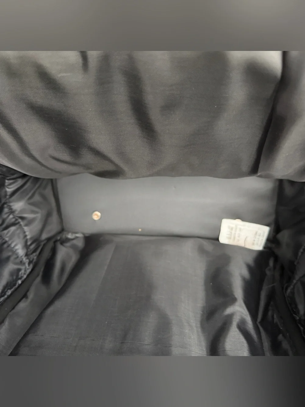 Vintage Black Leather Rolling Carry Backpack Multiple Compartments
